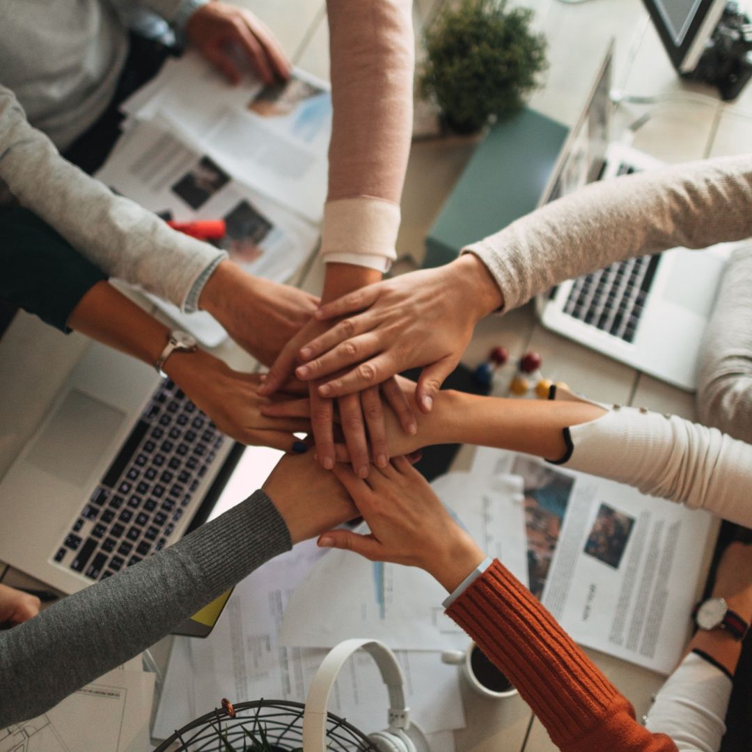 Abstract soft wave shapes in aqua and mint